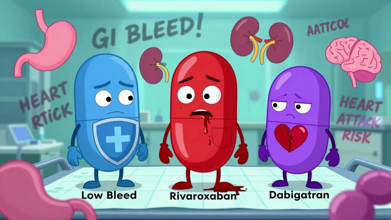 Apixaban vs Rivaroxaban vs Dabigatran: Key Side Effect Differences You Need to Know