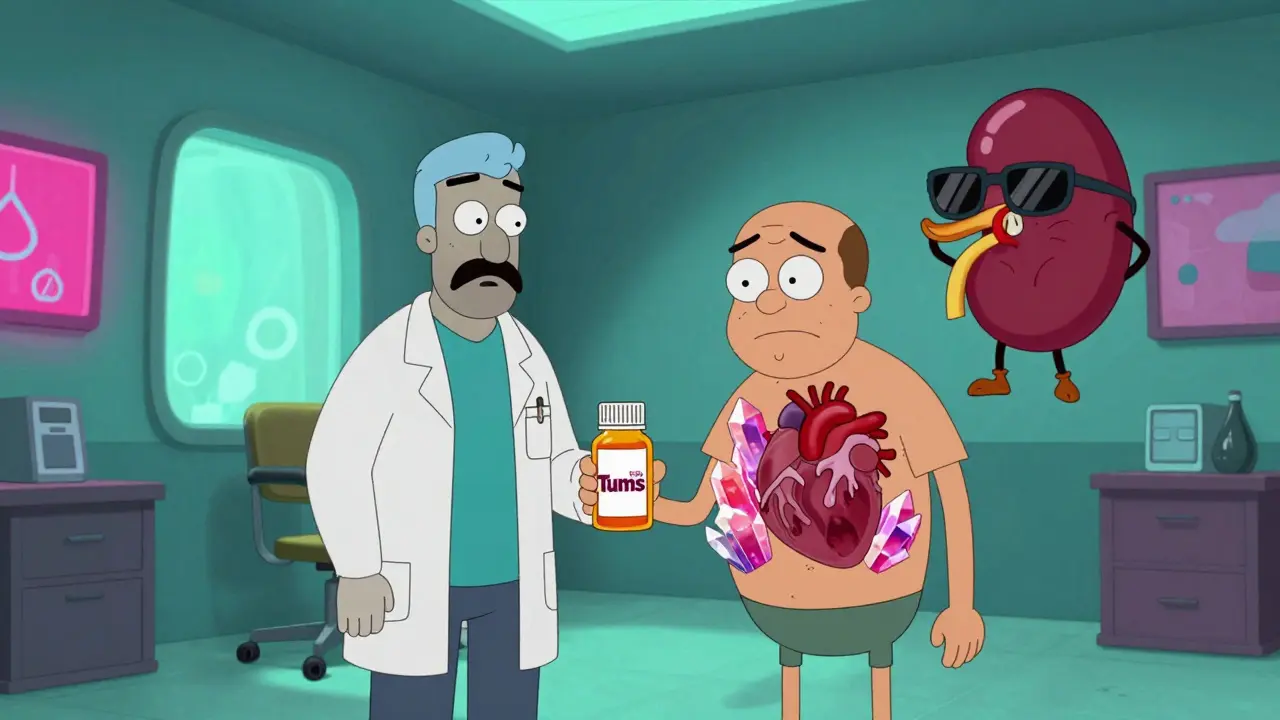 Antacids and Kidney Disease: What You Need to Know About Phosphate Binders and Risks